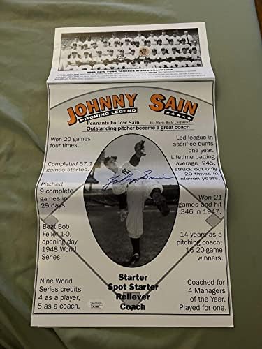 ג ' וני סיין חתם על תוכנית קידום מכירות עם מגזינים עם חתימות של ליגת הבייסבול