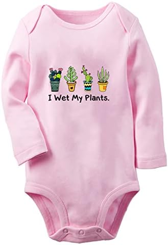 idzn אני מרטיב את הצמחים שלי מצחיקים רומפרים יילודים בגדים תינוקות יולדים תלבושות תלבושות בגדים