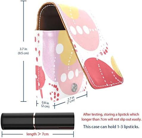 מארז שפתונים של אוריוקאן, שקית איפור ניידת חמודה שקית קוסמטית, מארגן איפור מחזיקי שפתון, דפוס מקסים