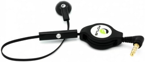 פונוס שחור נשלף 3.5 ממ מונו מונו אוזניות דיבוריות אוזניות אוזניות יחיד עם מיקרופון עבור T-Mobile Nokia Lumia