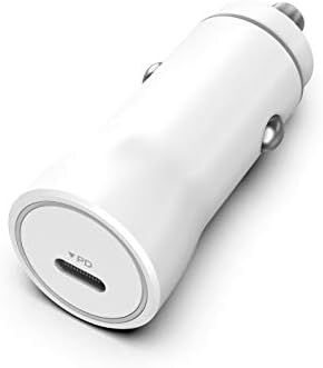 מטען מכוניות אייפון מהיר של Galvanox עם ברק לכבל USB-C מתאם כוח טעינה מהיר