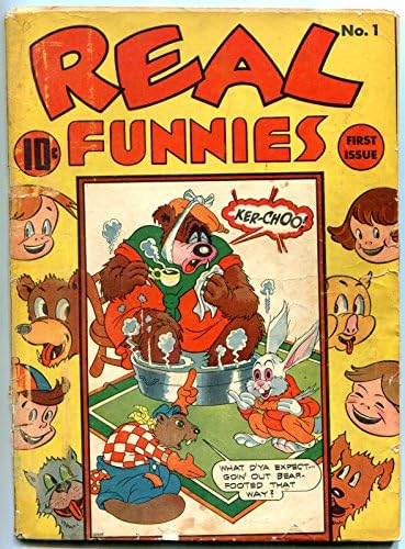 מצחיק אמיתי 1 1942-נדור מצחיק בעלי חיים קומיקס - תור הזהב שחור טרייר