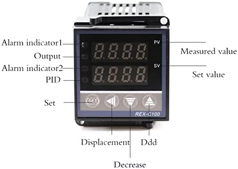 LMDV REX-C100 תצוגה דיגיטלית בקר טמפרטורה חכמה K