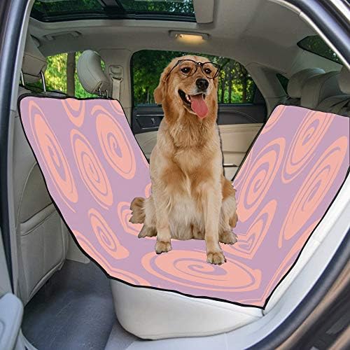 עיצוב מותאם אישית כיסוי מושב כלב הדפסת פרחים בסגנון רומנטי כיסויי מושב לרכב לכלבים עמיד למים לא להחליק עמיד