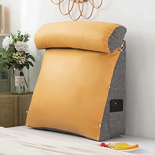 קריאת כרית עם כרית כיס וטלוויזיה, כרית תמיכה המותנית כרית תמיכה המותנית לכרית המותניים של ספת המיטה עם כרית