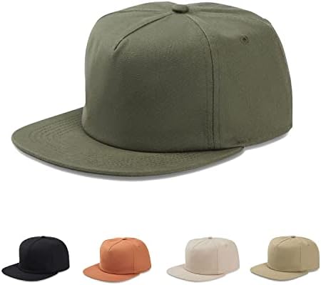Kdwave כובעי שטר שטוחים לגברים נשים ריקות כובע בייסבול upf 50+ הגנת שמש מתכווננת סגנון טרנדי סגנון