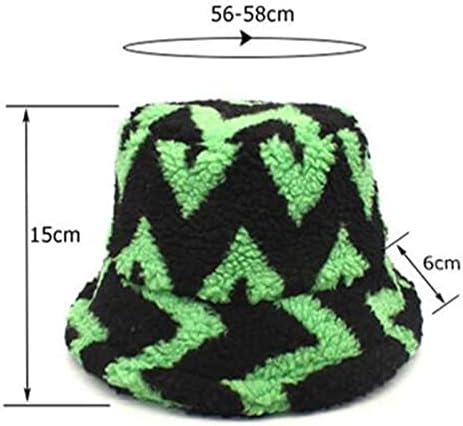 כובע דייג של דמיין חורף חורף אדווה אדווה כבש צמר כובע כובעי סיר אופנה לנשים לנשים כובע בייסבול ירוק