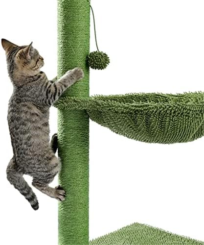 חתול עץ גרדן קקטוס עם חתול גרוד ערסל אינטראקטיבי כדור