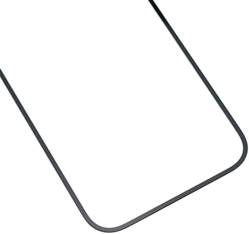 זריחת זוהר חיצוני קדמי זכוכית כיסוי מסך החלפה לאייפון 14 פרו עם מותקן אופטי ברור דבק שחור 6.1