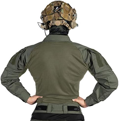 IdoGear Men G3 חולצה לחימה עם רפידות מרפק תקיפה מהירה חולצת שרוול ארוך חולצה טקטי בצבא איירסופט בגדים
