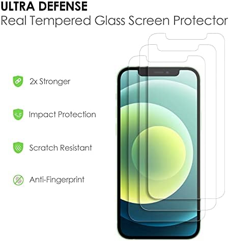 מגן מסך זכוכית מחוסמת לאייפון 11, קל להתקנה, ללא בועות, שקוף, כיסוי סרט זכוכית, בקופסה קמעונאית