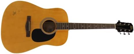 טריי אנסטסיו חתום על חתימה בגיטרה אקוסטית בגודל מלא עם חתימה מלאה וינטג 'עם אימות JSA - פיש עם מייק גורון, פייג