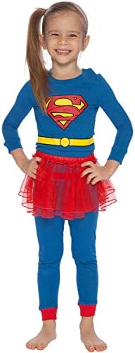 DC קומיקס Supergirl Tutu תלבושות סט פיג'מה