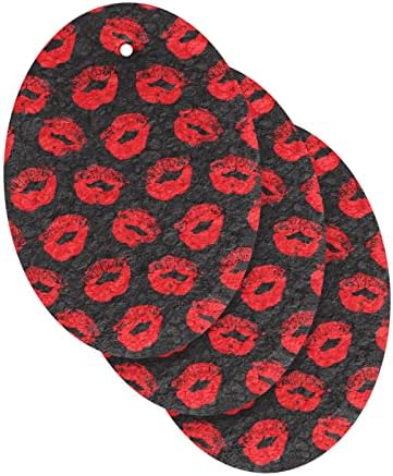 Alaza שפתיים אדומות סקסיות נשיקות מנשקות הדפסות ספוג טבעי ספוג מטבח תאית ספוגים למנות שטיפת אמבטיה וניקוי משק