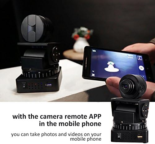 ראש הטיה של מצלמה ממונעת עם שלט רחוק עבור סוני למצלמות GoPro לסמארטפונים