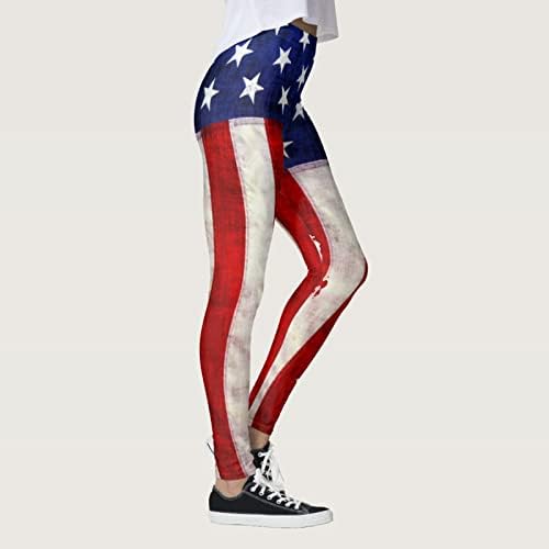 יום העצמאות של תלבושת ליולדות אתקיה יום עצמאות לנשים אמריקאיות 4 ביולי חותלות הדפסות מכנסי המותניים של
