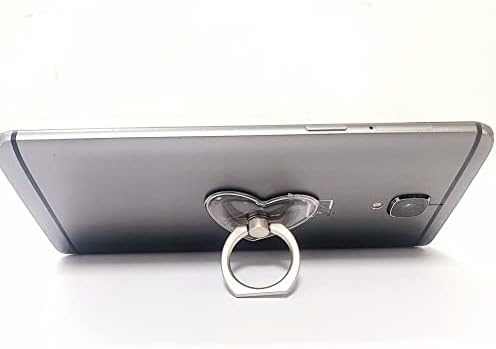 טלפון סלולרי טבעת מחזיק מעמד שקוף טלפון טבעת מחזיק ברור אוניברסלי 360 תואר סיבוב אצבע גריפ טבעת רגלית