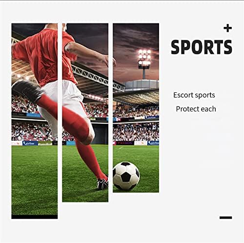 2 חבילות שרוולי רגליים של כדורגל פרו גרביים/דחיסה לעגל - מעל העגל, הכדורגל, הבייסבול, הכדורסל, רוגבי,