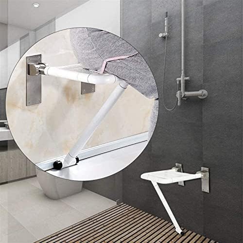 שרפרף אמבטיה של אמבטיה דווטל מתקפל קיר קיר קיר מושב מקלחת ללא הפסקה קיר רחצה קיר רכוב שרפרף לשינוי