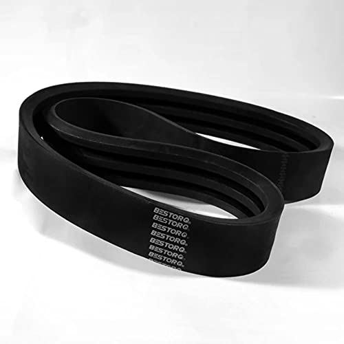 Bestorq 4/D315 Belt V Rubber, Black Black, 317.50 אורך x 5.58 רוחב x 0.98 גובה