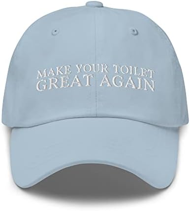 להפוך שלך אסלה נהדר שוב אבא כובע-מצחיק אסלה בדיחה רקום כובע-מתנה עבור שרברב