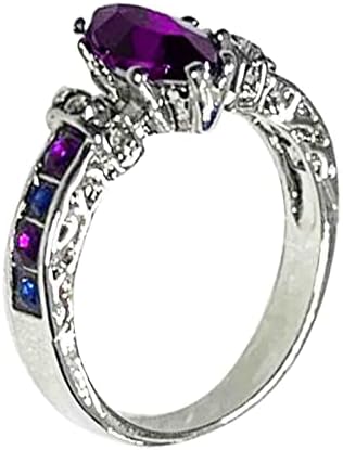 סילבר הבטחה טבעות עיצוב עדין עיצוב עיצוב סט טבעת אופנה יהלום אור יוקרה יוקרה טבעת גבוהה תכשיטים