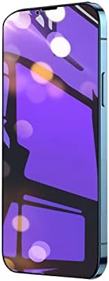 2 יחידות פרטיות אנטי-כחול מזג זכוכית חליפת לאייפון 14 פרו מקס, אנטי-ריגול אנטי-מציץ מסך מגן סרט