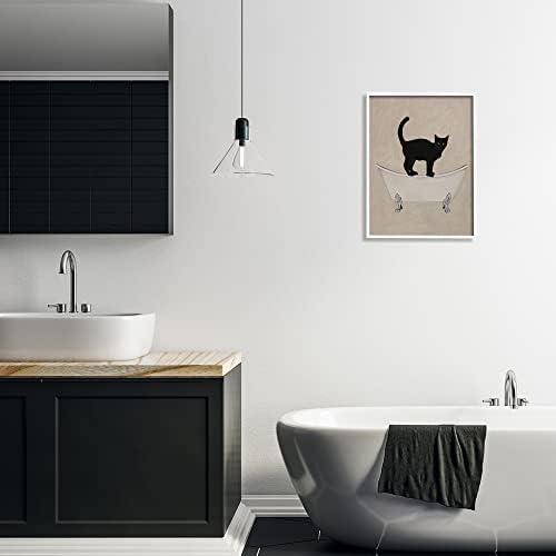 תעשיות סטופל חתול שחור פשוט טופר רגל אמבטיה ציור אמבטיה, עיצוב מאת קוקו דה פריז