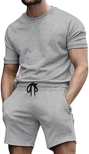 מכנסיים קצרים ומכנסי מכנסיים קצרים של Ymosrh הגדירו בגדי ספורט 2 חלקים תלבושות קיץ תלבושות קיץ חולצת מכנסיים