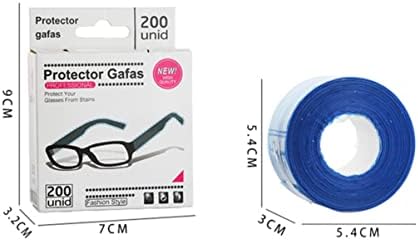 לורוז 3 רולס -משקפי ראייה של הגנה ידידותית מכסה שרוולים, מתיר שרוולים טיפים מגן צבע שיער צבע כוסות חד