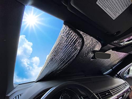 Wellopro Auto Auto בהתאמה אישית מתאימה לשמשה קדמית קדמית גוון שמש שמש לשמש 2023 SUV של הונדה טייס, ספורט,