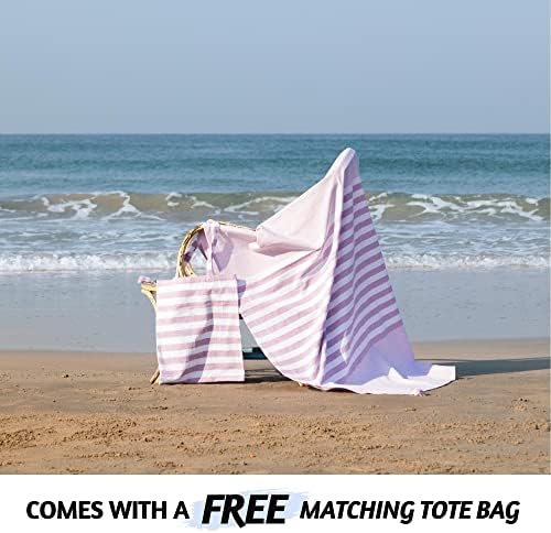 מגבת חוף טורקית פולקולה למבוגרים עם שקית חוף 40 מגבות רחצה x 72 , שמיכת חוף או מגבות חוף עמידות