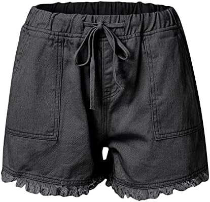 מכנסיים קצרים של מכנסיים קצרים לנשים טיולים על מכנסי אימון פעילים של מכנסיים קצרים נסיעות נוחות עם כיסים