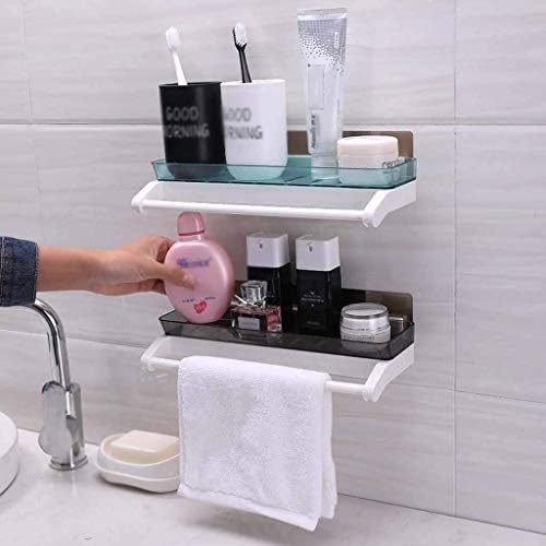 מדפי אמבטיה של ERDDCBB, מתלה אמבטיה קיר קיר לאסלה מתלה אחסון חסכוני ומעשי חדר מקלחת אמבטיה ללא