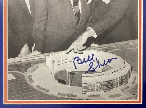 ויליאם ביל שיאה חתום תמונה 8x11 בייסבול ניו יורק מטס חתימה ממוסגרת JSA - תמונות MLB עם חתימה
