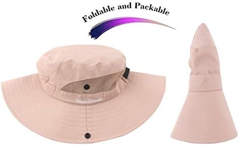 רשת קיץ רשת רחבה שוליים כובע הגנה מפני UV עם חור קוקו