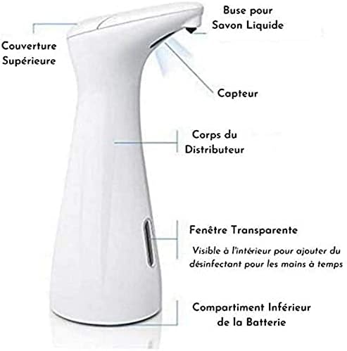 DVTEL מתקן סבון אינדוקציה מלאה-אוטומטית למכונת סבון מכונה ידנית מתאימה לחדר אמבטיה