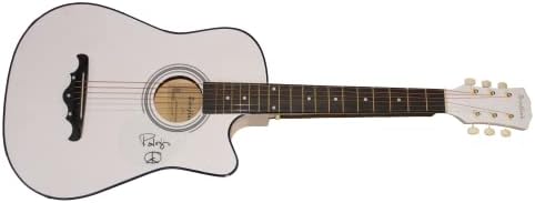סיקסטו רודריגז חתם על חתימה בגודל מלא גיטרה אקוסטית עם אימות ג 'יימס ספנס ג' יי. אס. איי. קואה - עובדה קרה,