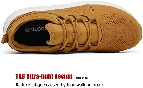 Ulogu Mens Sneakers עמיד למים נוח קלים משקל הליכה עבודה נעל נעל 6 חודשים אחריות