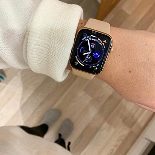 תואם להפליא עם להקות Apple Watch 45 ממ 44 ממ 42 ממ, רצועת החלפה של סרטי כף היד עם Apple Watch Series