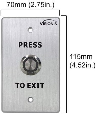 Visionis FPC-5338 בקרת גישה לדלת אחת דלת החוצה דלת מתנדנדת 600 קילוגרם MAGLOCK + מקורה השתמש רק בלוח המקשים/קורא