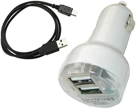 Upright Car 2 יציאות USB מתאם DC תואם ל- Acer Iconia Tab A1-810-81251G01NW NT.L1CAA.002 A1-810-L888 A1-810-L416