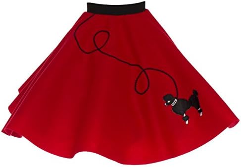 1950 פודל חצאית עבור בנות, רטרו הרגיש חצאית, ילדים תלבושות עבור ליל כל הקדושים בעבודת יד בארצות הברית