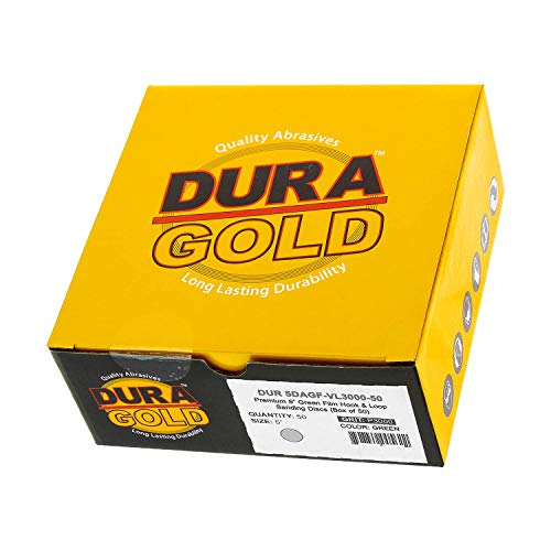 Dura-Gold 3000 Grit 5 דיסקי נייר זכוכית וכריות ממשק צפיפות רכה