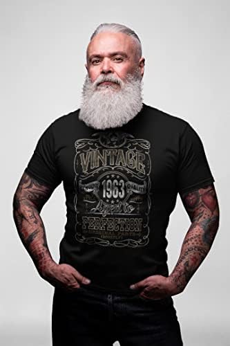 מתנת יום הולדת 60 חולצת טריקו גברים-וינטג ' 1963 בגילאי לשלמות-מתנת יום הולדת 60