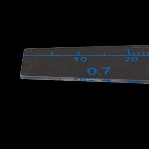X-deree 10 ממ -70 ממ 0.7 ממ עובי פלסטיק מרגישים מפלג כלים ממילוי מפעל מדידה (10 ממ -70 ממ 0.7 ממ גרוסור דה פלסטיקו