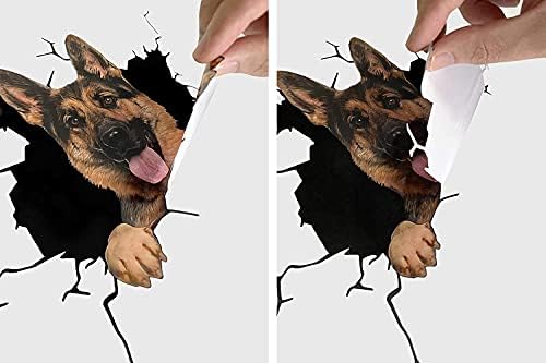 Staffordshire Bull Terrier Scrack מדבקות לקירות מדבקות מכוניות מגנט שמח למתנות לנשים לאבות