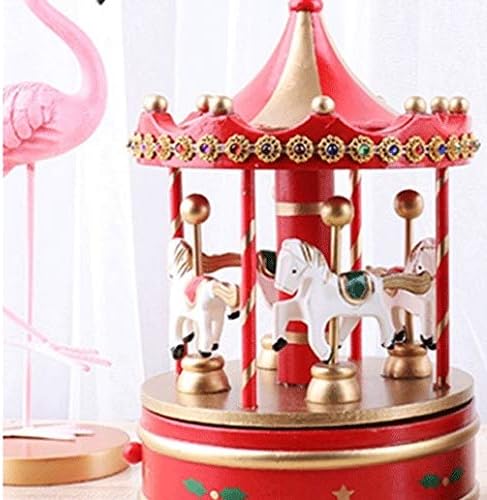 WODMB Merry-Go- עגול Santa Claus Music Box Toy Kontort