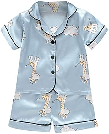 XBKPLO 3D Shelewear Setts Tops+מכנסיים קצרים שרוול ילדה פעוט ילד תלבושות מצוירות קצרות תלבושות יום הולדת 12 חודשים