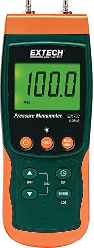 Expech SDL730 Manometer לחץ דיפרנציאלי/Datalogger